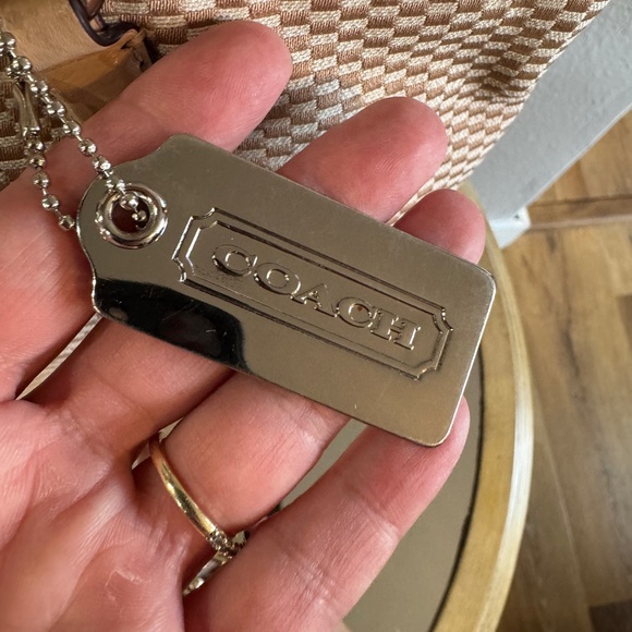 Coach 2017 Mini Kelsey Legacy Collection Jacquar EUC - Picture 3 of 14